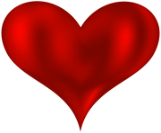 Beautiful Heart Red PNG clipart