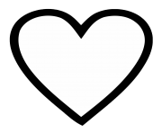 Heart png black transparent