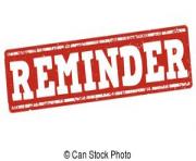 Reminder stamp clip art free clipart images