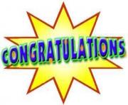 Congratulations job free clipart