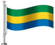 Gabon Flag PNG Clip Art