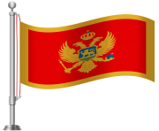 Montenegro Flag PNG Clip Art