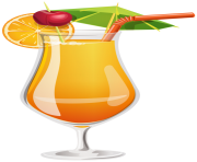 Orange Cocktail PNG Clipart