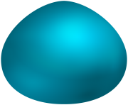 Sky Blue Easter Egg PNG Clip Art