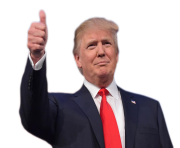 donald trump png tumb up clipart