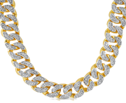 Thug Life Gold Chain PNG HD