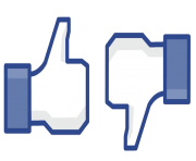 facebook like dislike clipart