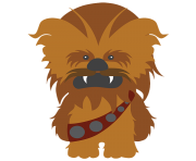 star wars wall stickers for kids chewbacca