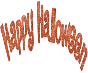 Happy Halloween Text Transparent PNG