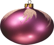 purple christmas ball png image