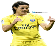 edinson cavani psg png yellow by szwejzi