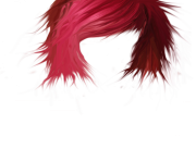 pink women hair png image