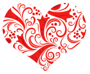 Transparent Heart Ornament Png