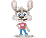 easter choppy casual bunny