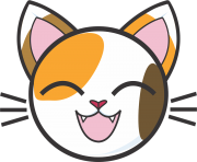 calico cat face