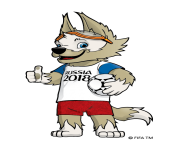 Zabivaka Mascot Official Rusia 2018