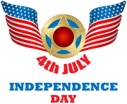 4th of July Transparent Clip Art PNG Image