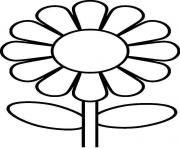 fresh flower clipart black and white