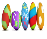 easter eggs png transparent