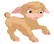 Cute Little Lamb PNG Clipart