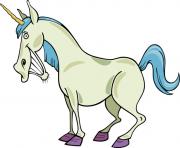 funny cartoon unicorn clipart