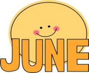 june happy sun clipart