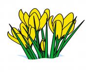 yellow flowers june clipart