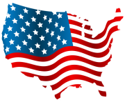 usa flag map png 4