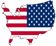 usa flag map png 2