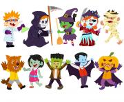 halloween costume kids clipart