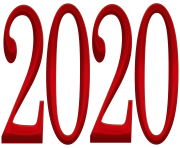 2020 Red PNG Clipart