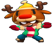 Nita Skin Red Nose Brawl stars png